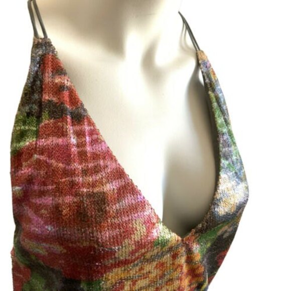 Free People Tangier Floral Sequin Mini Dress XS - Picture 11 of 11